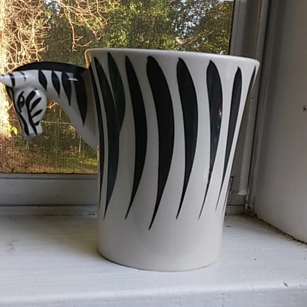 Pier 1 Zebra Mug
